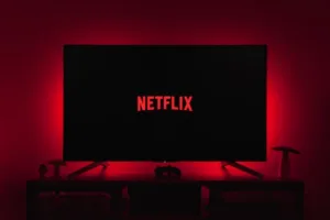 Netflix tv with BGM lights