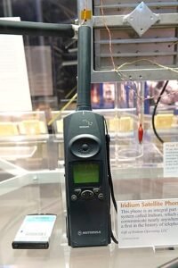 First generation late 1990s Iridium satellite phone